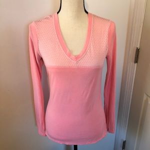 Trina Turk Recreation yoga gym workout soft tee XS